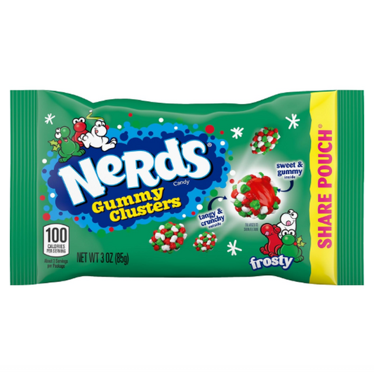 Nerds Holiday Gummy Clusters 3oz Sharepack