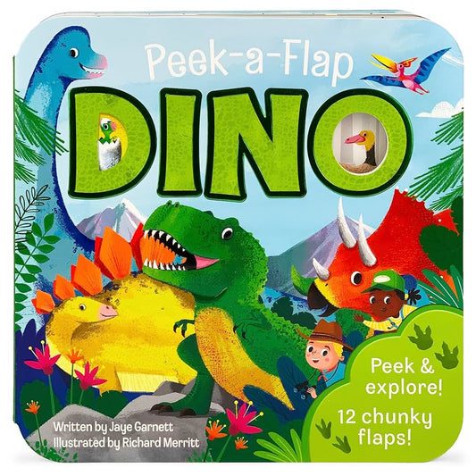 Peek A Flap Dino Book