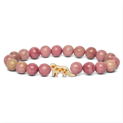 Pink Snow Leopard Bracelet