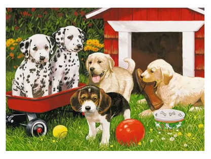 Puppy Party 60 Pc Puzzle
