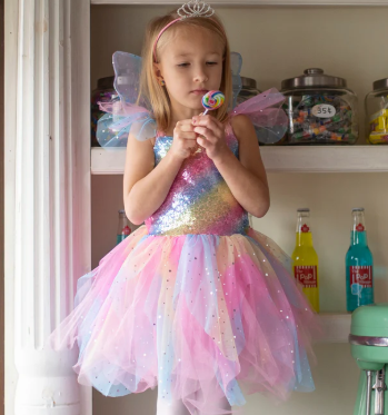 Rainbow Fairy Dress 5-6