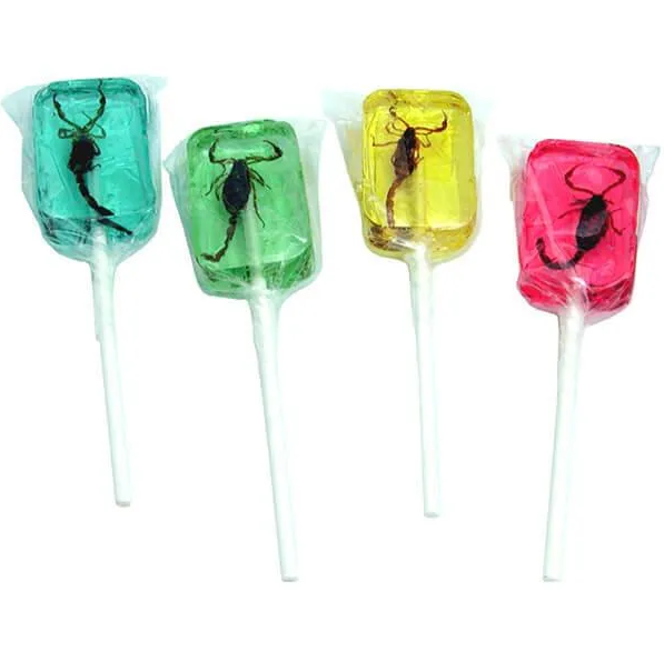 Scorpion Lollipops