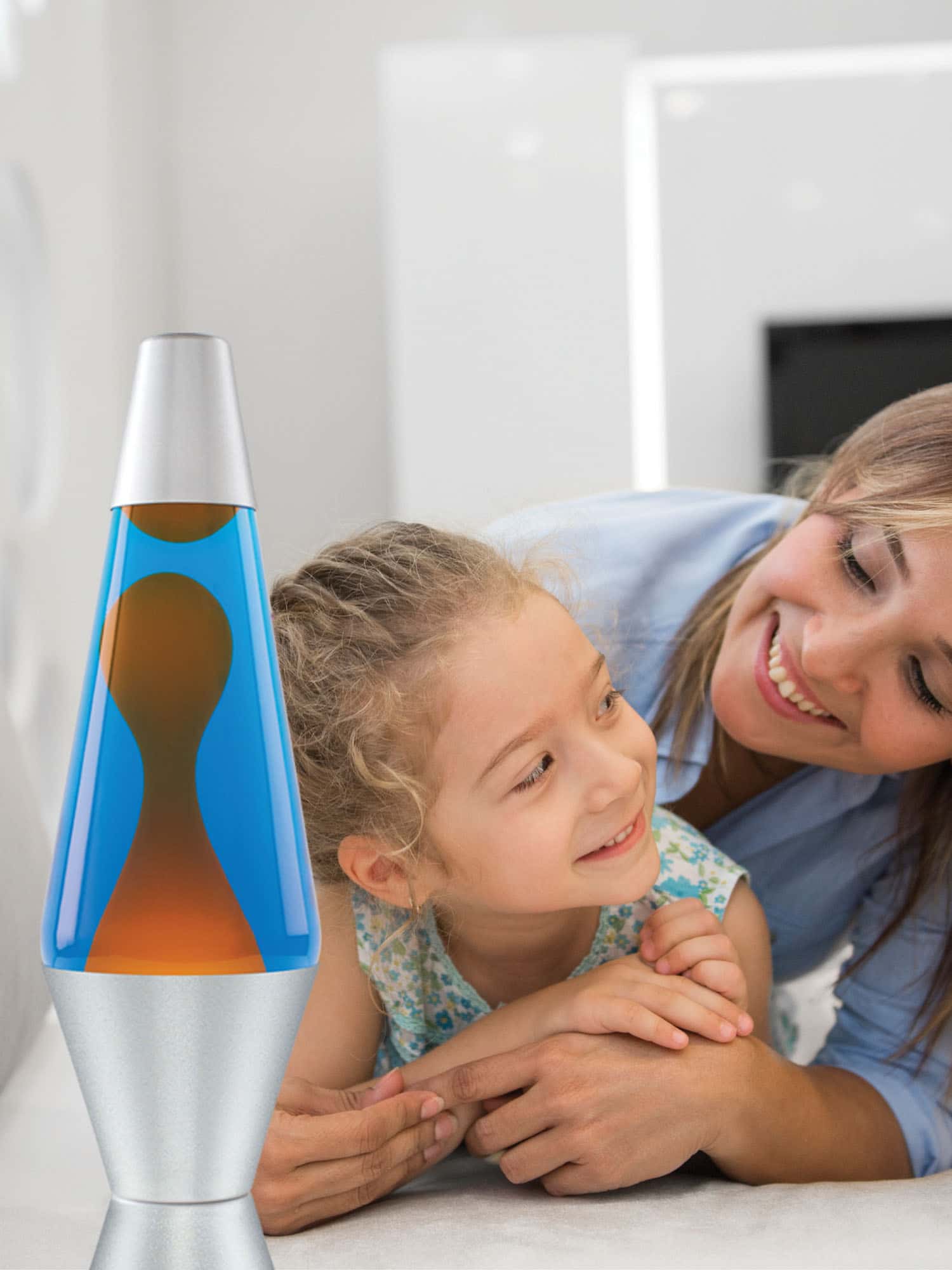 * Lava Lamp Orange Blue