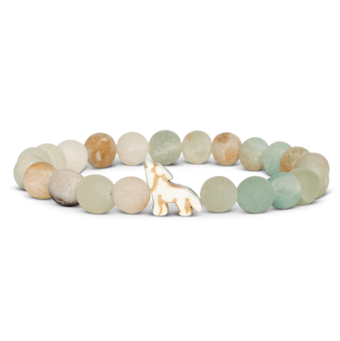 Sky Stone Wolf Bracelet