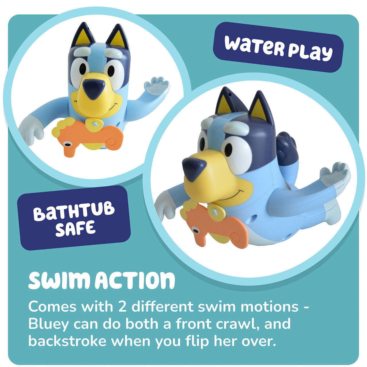 Swimming Bluey