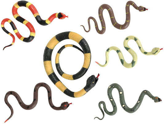 Squishy Snakes 18 Rubber