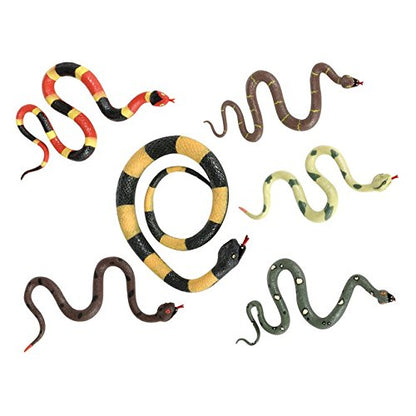 Squishy Snakes 18 Rubber