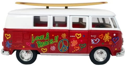 VW Classic Bus with Surfboard-1