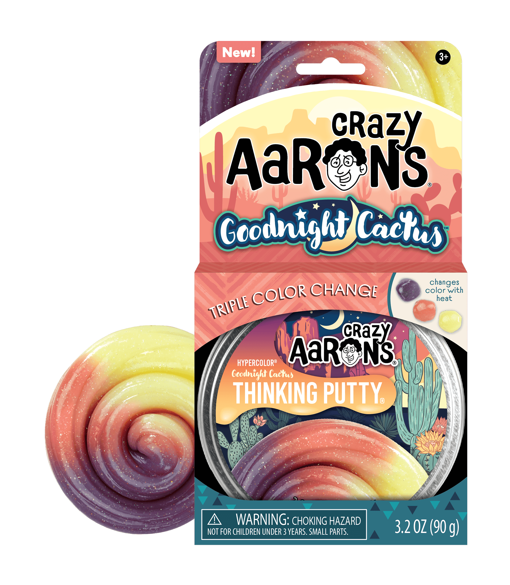 Crazy Aarons Goodnight Cactus 4 Inch Tin