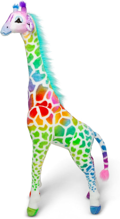 Plush Giraffe Rainbow