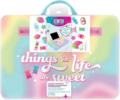 Life Is Sweet Lap Desk and Sticker Set