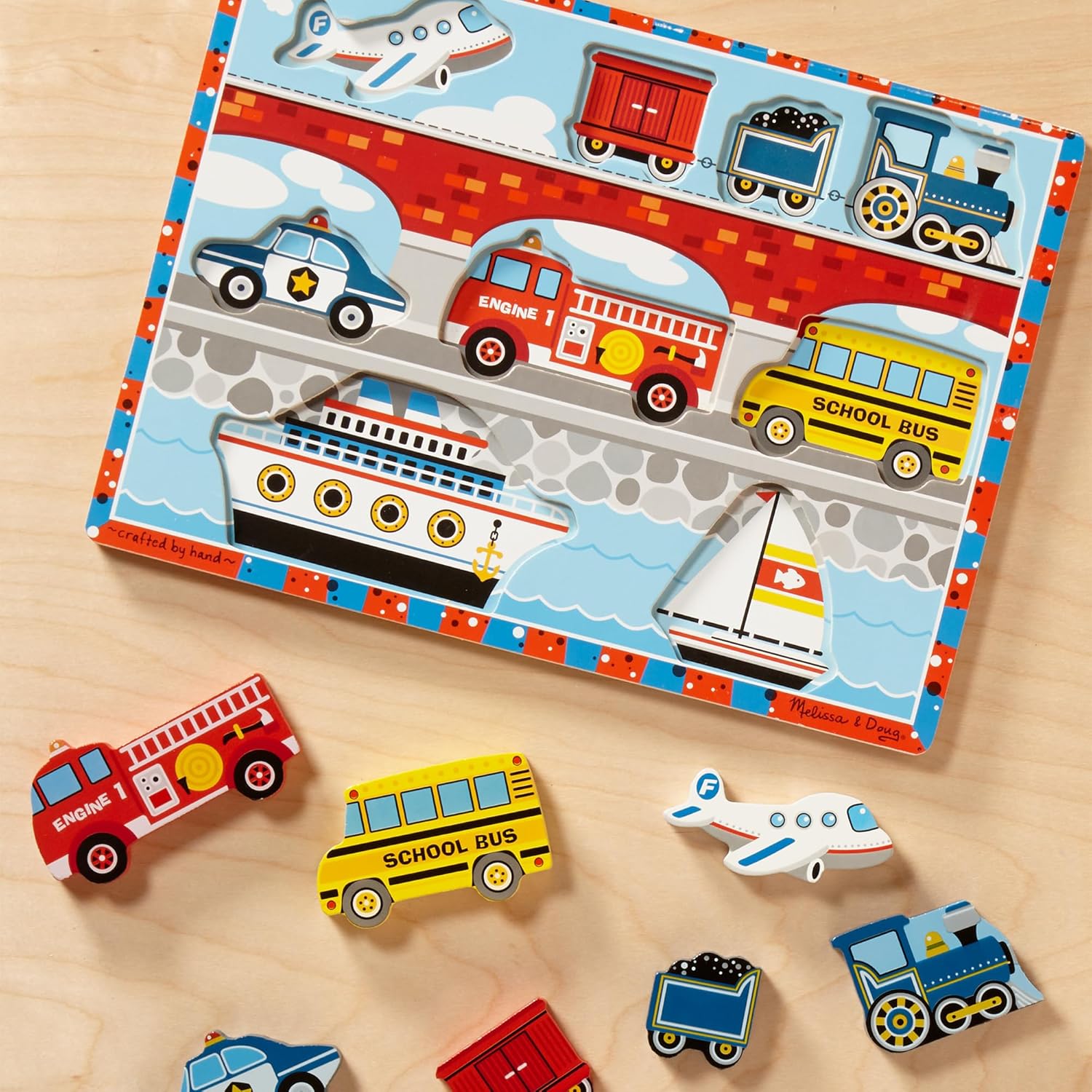 Chunky Vehicles Puzzle