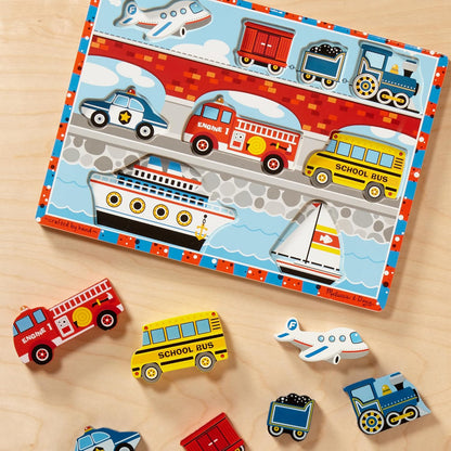 Chunky Vehicles Puzzle