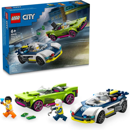 Police Car and Muscle Car
