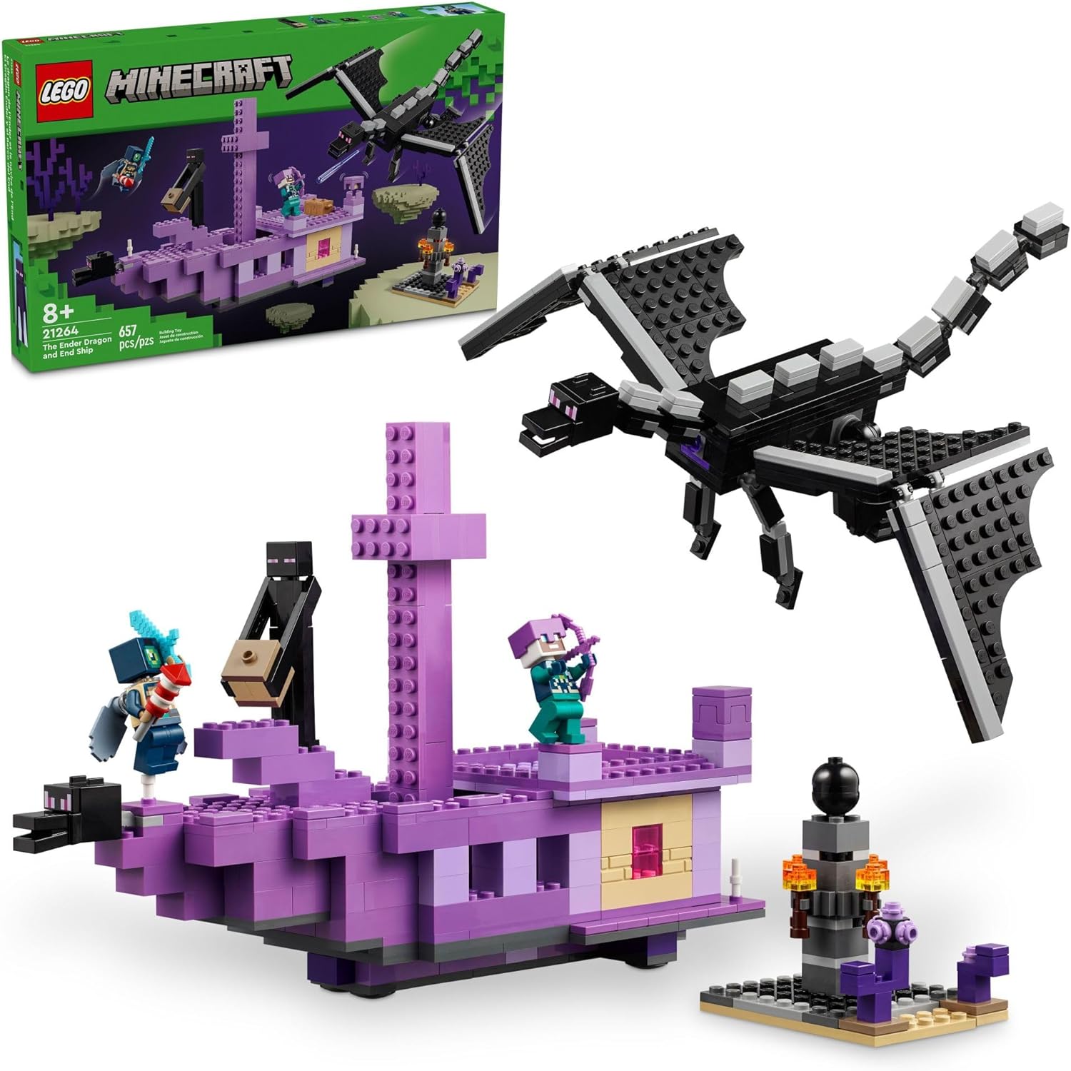 Ender Dragon and End Ship