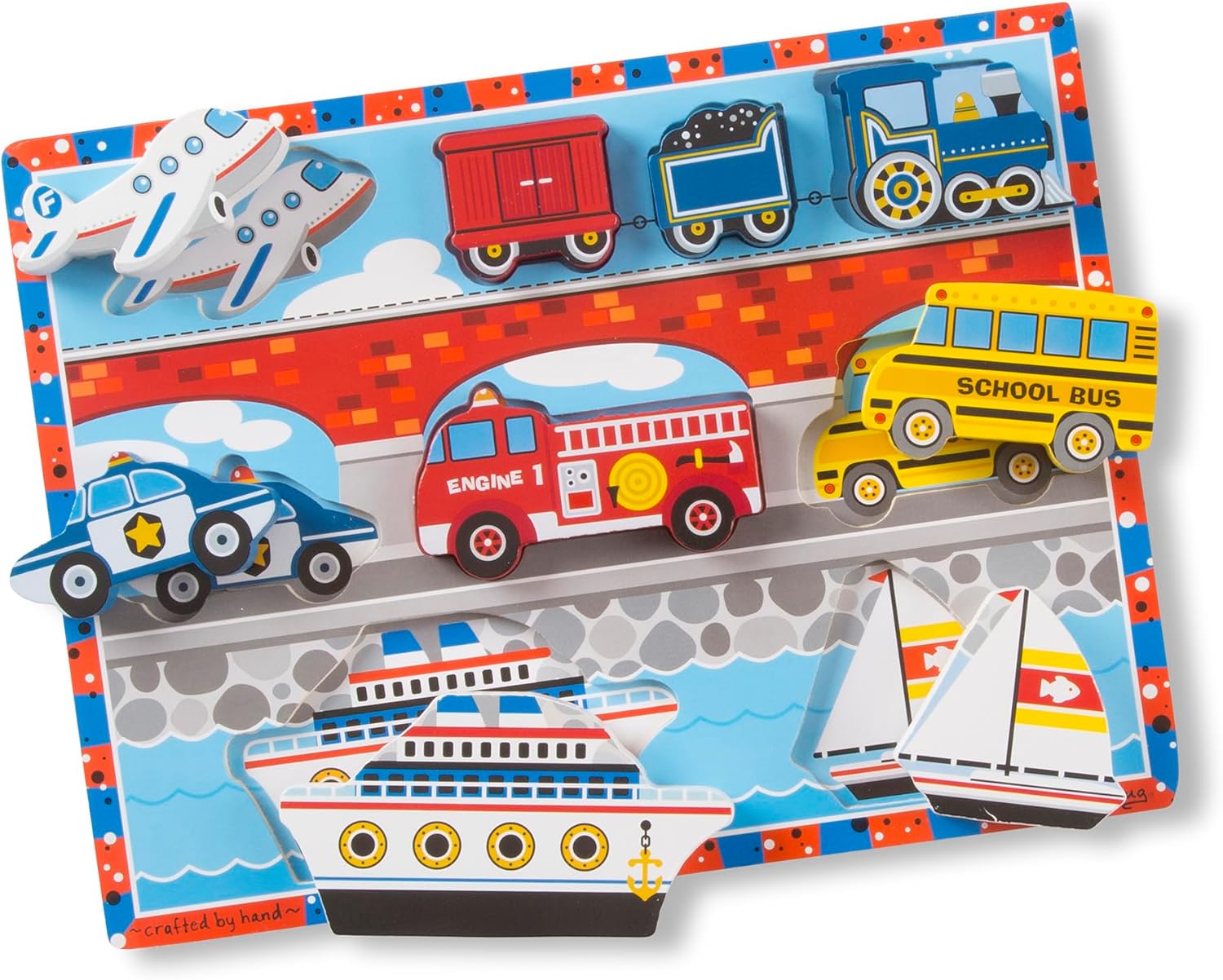 Chunky Vehicles Puzzle