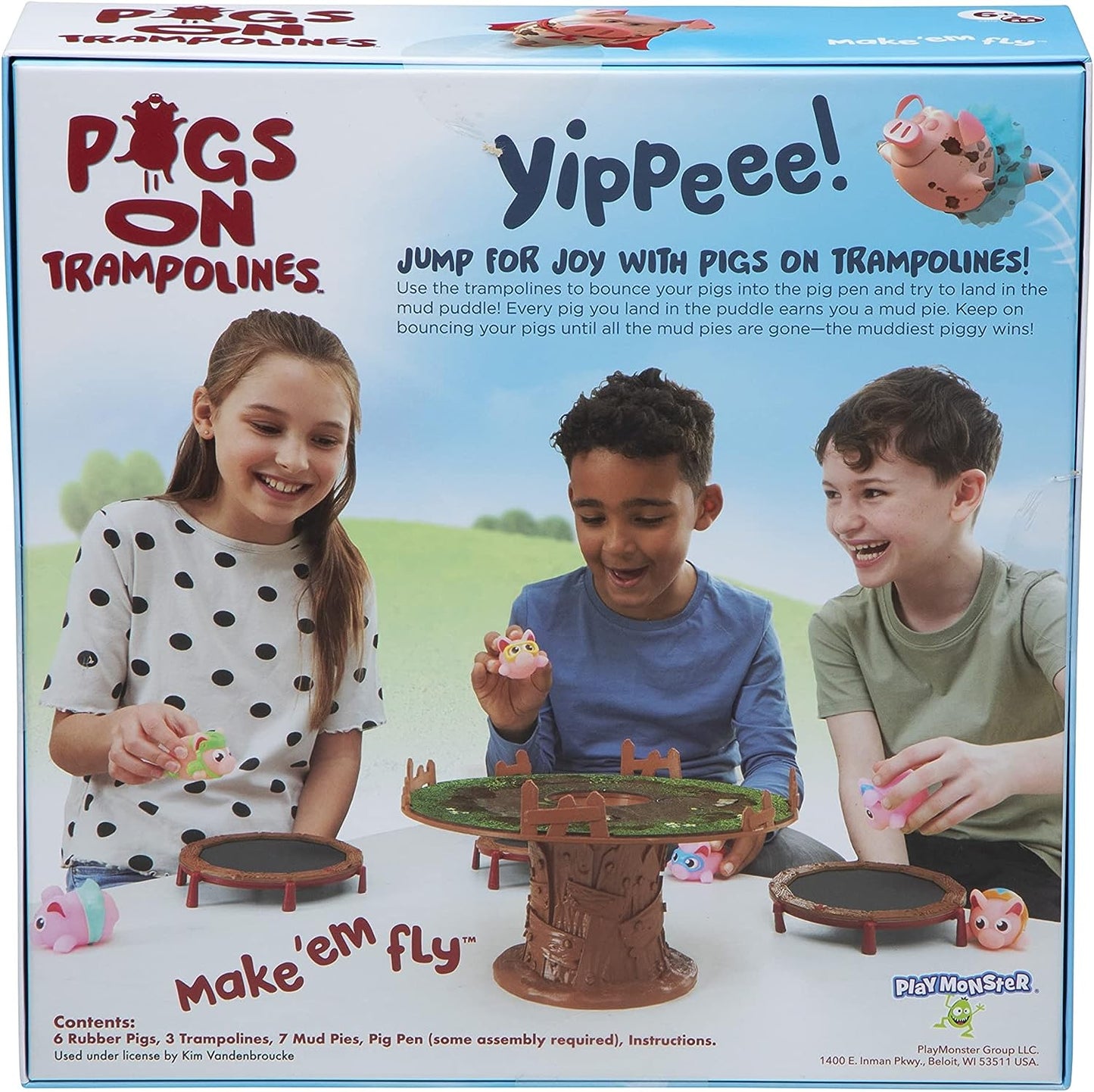 Pigs on Trampolines