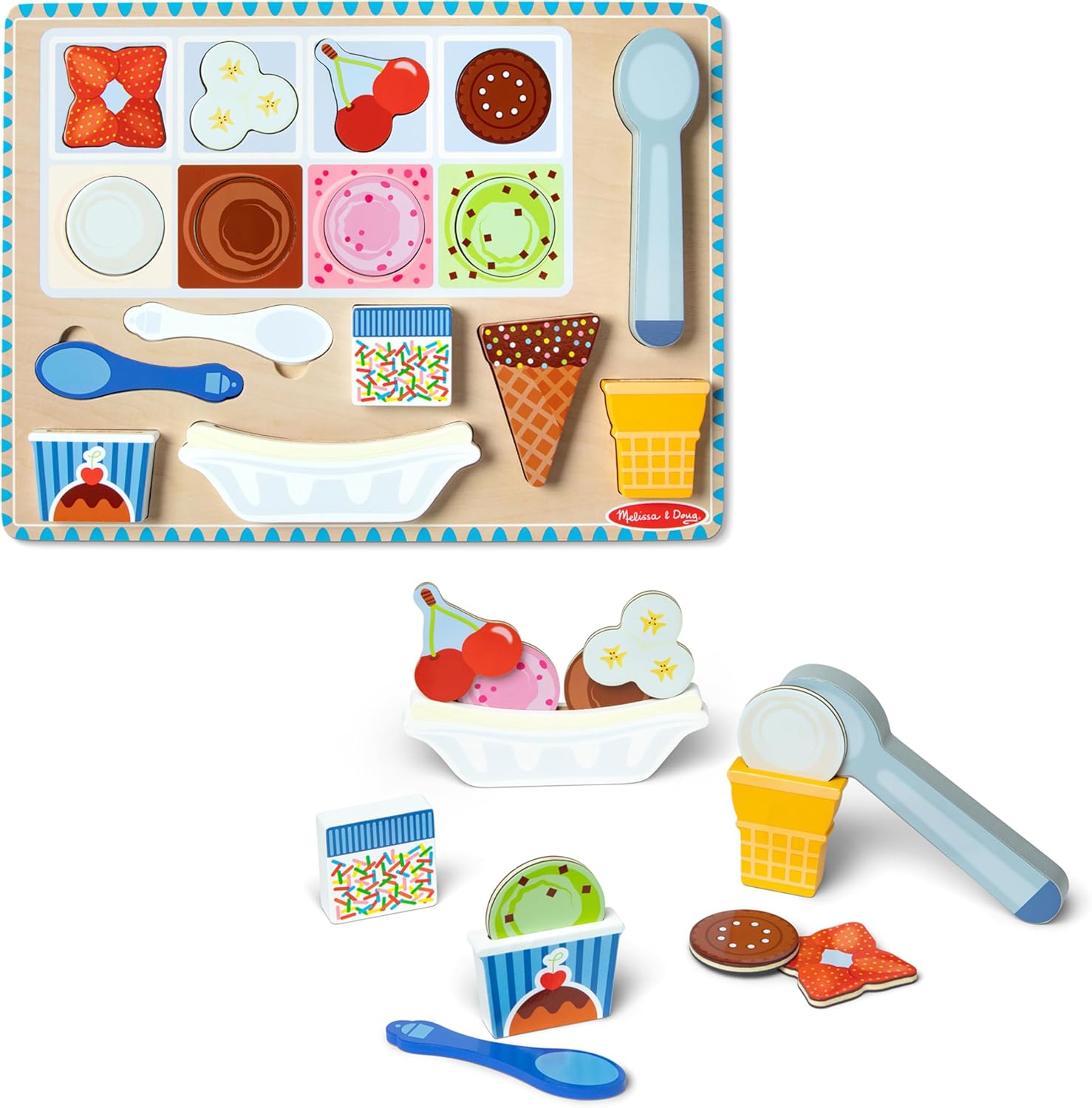 * Magnetic Ice Cream Puzz