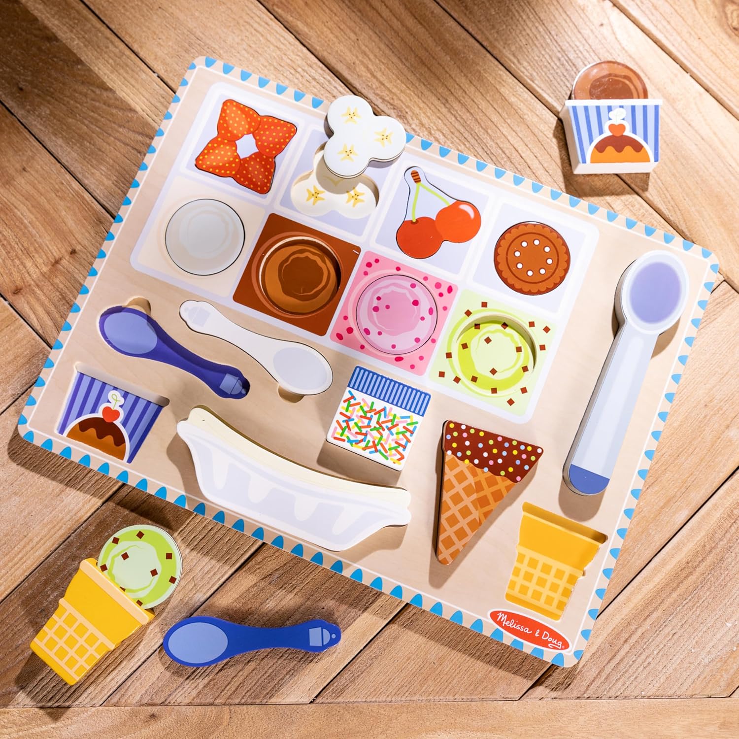 * Magnetic Ice Cream Puzz