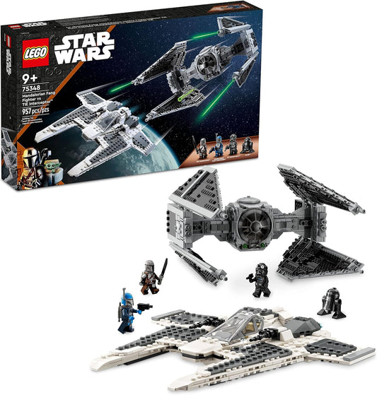 Star Wars Mandalorian Fang Fighter Vs. Tie