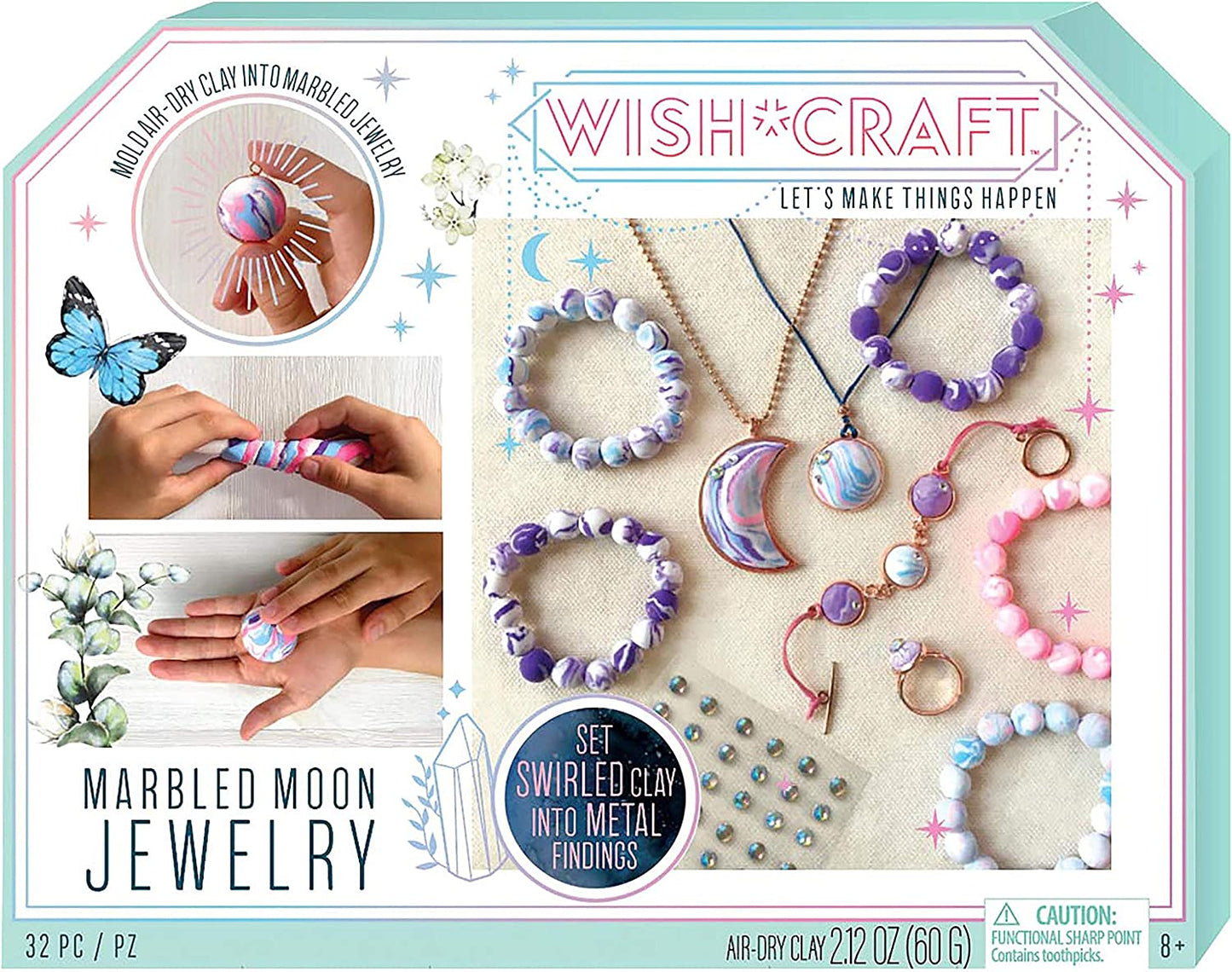 Marble Moon Phase Jewelry