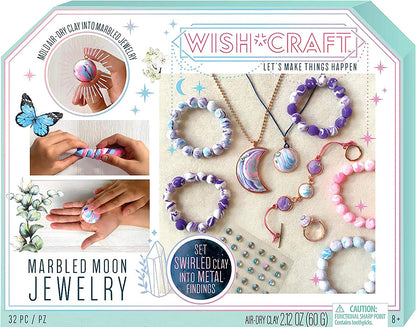 Marble Moon Phase Jewelry