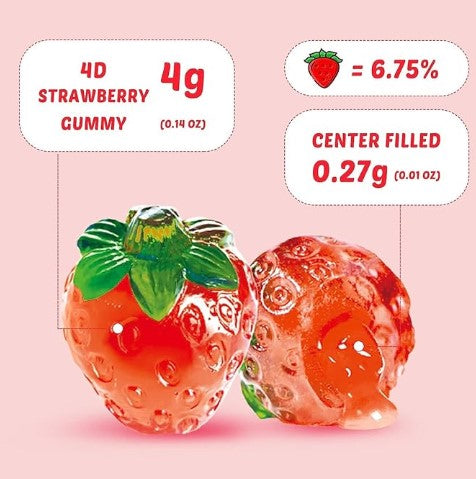 4d Fruit Gummy Juicy Burs