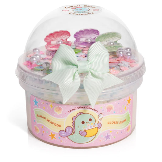 Kawaii Seafood Glossy Semi-Foam Slime