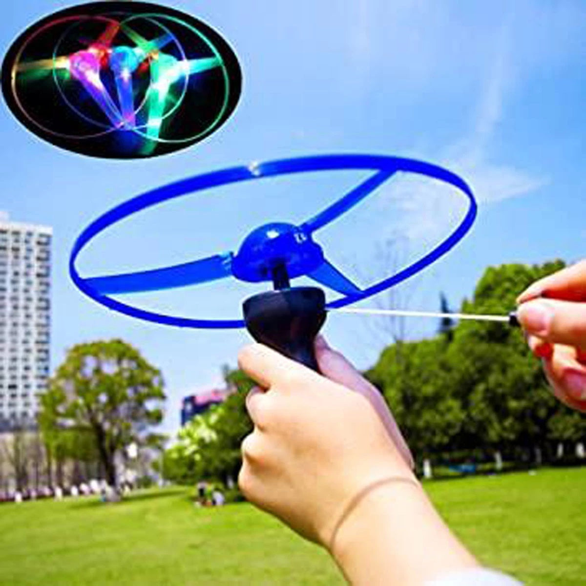 Ufo Pull String Led