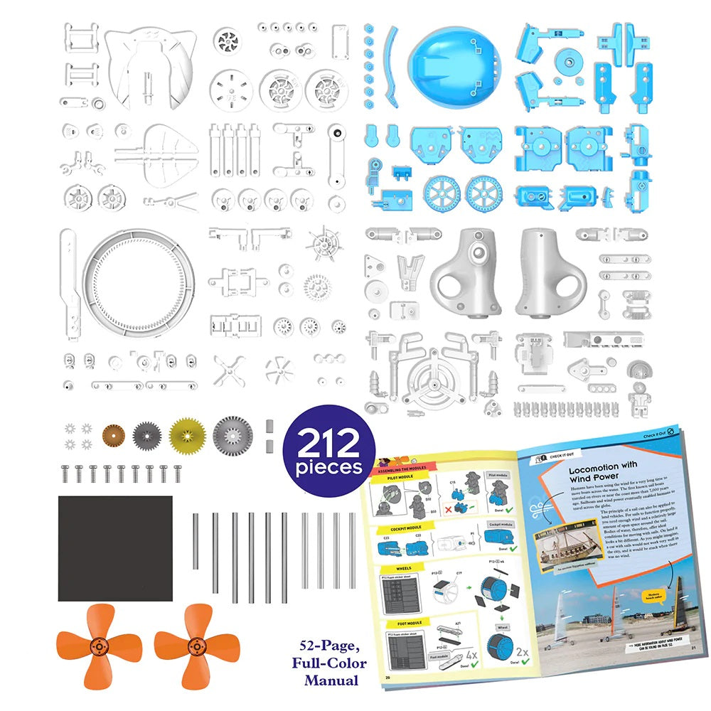* 6-in-1 Wind Power Machi