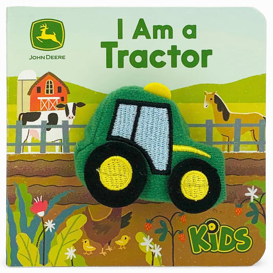 I Am a Tractor Puppet Book - John Deere