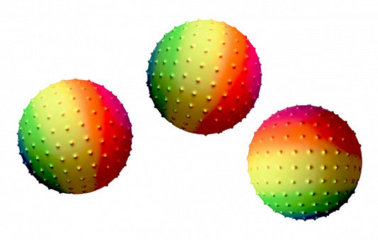 Small Rainbow Knobby Ball