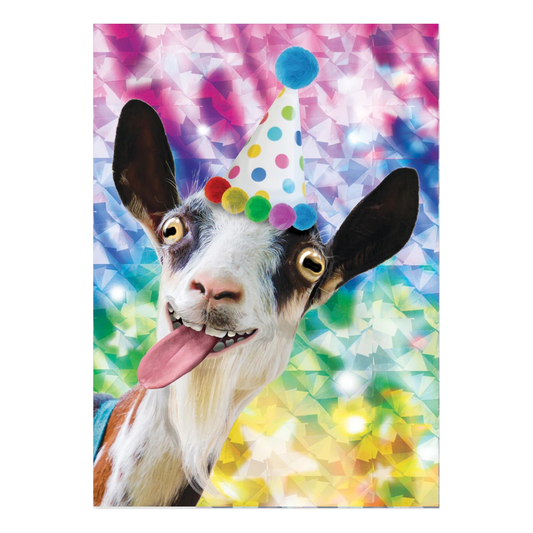 Goofy Goat Foil Card