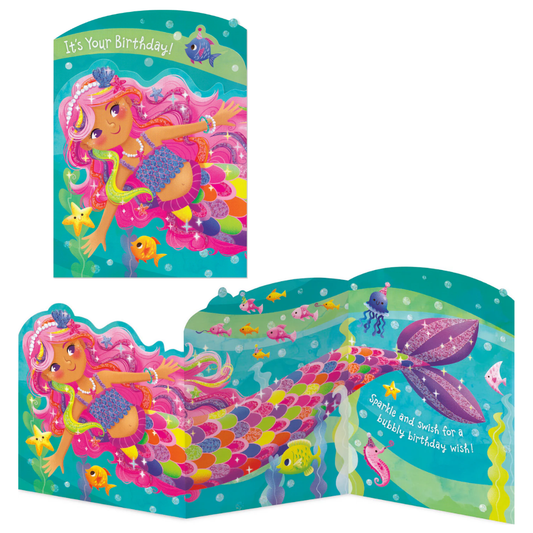 Mermaid Card Trifold